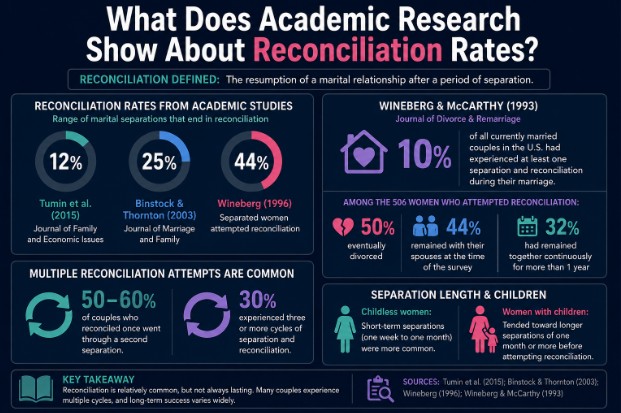 What Does Academic Research Show About Reconciliation Rates?