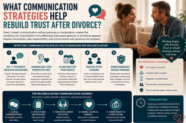 What Communication Strategies Help Rebuild Trust After Divorce?