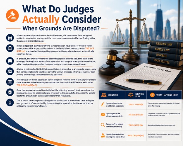 What Do Judges Actually Consider When Grounds Are Disputed?
